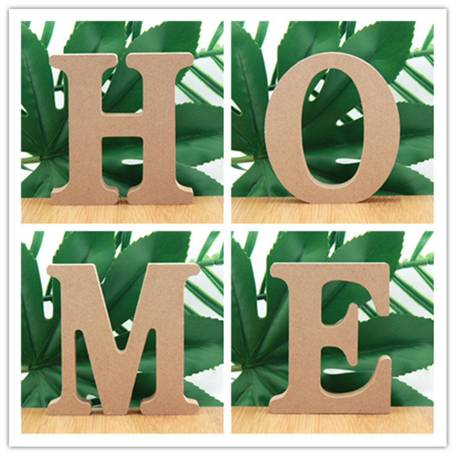 Art Craft And Design - 1szt 10cm Kolor drewna Drewniane litery