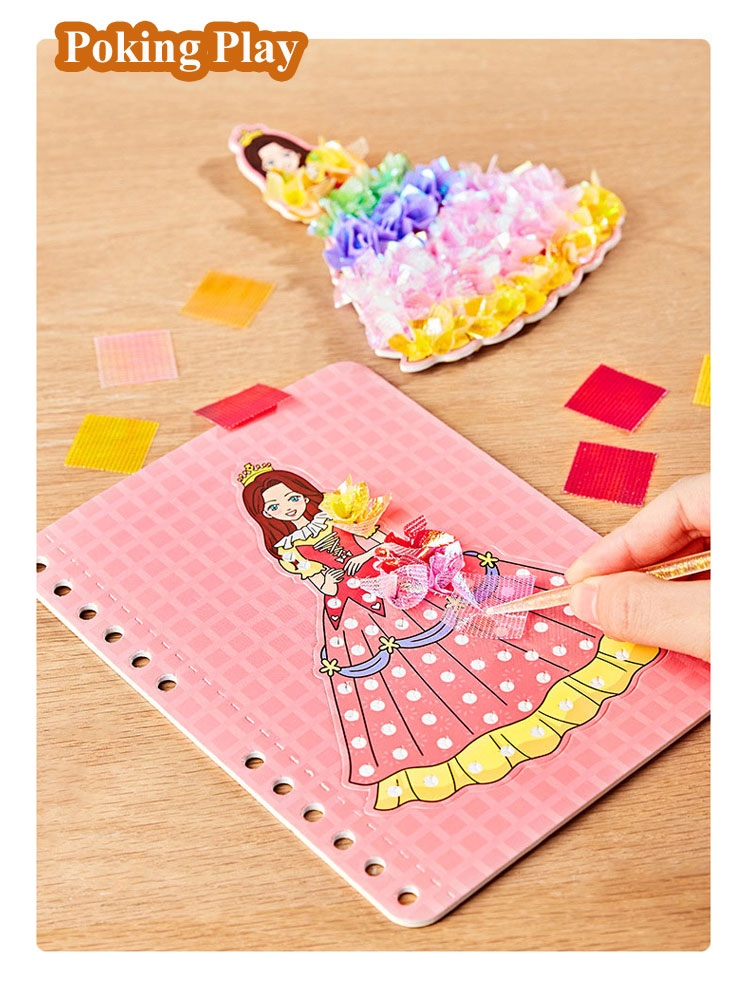 Art Craft 5 Year Old - DIY malowanie naklejki rękodzieło zabawki Kid