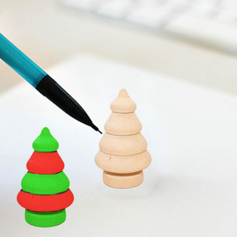 Art Craft Christmas Tree - 20 szt. Drewnianych Elementów DIY, Zestaw