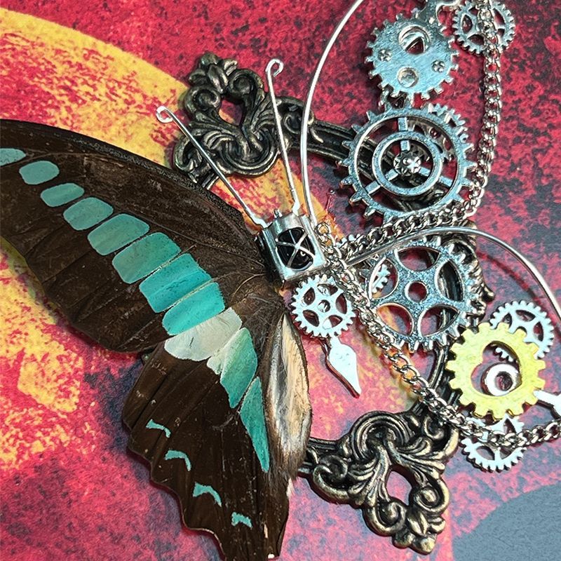 Art Craft Paper - Zestaw DIY: Ramka Steampunk z Motylem,