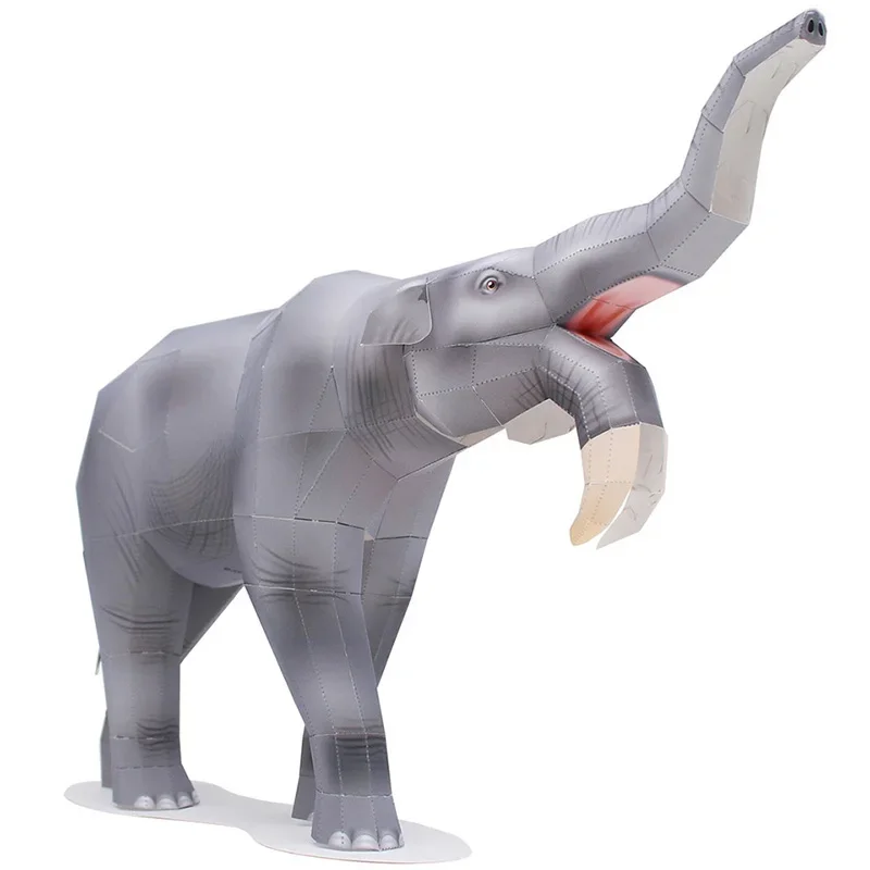 Art Craft Elephant - Deinotherium Słoń Origami Sztuka Składanie Mini