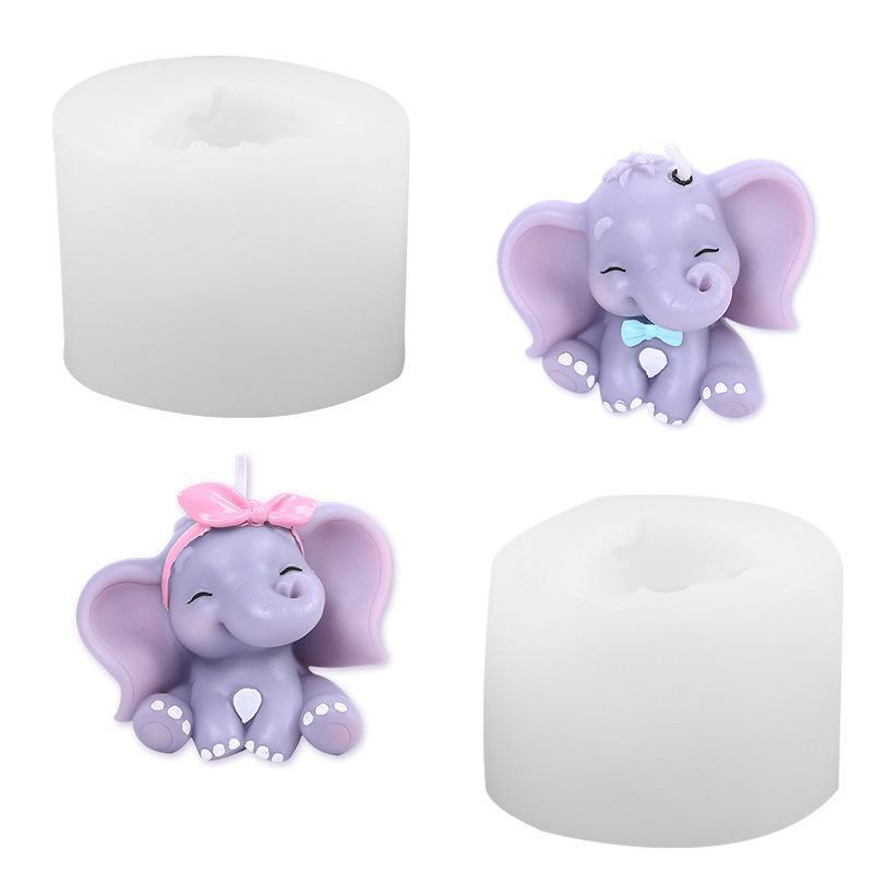 Art Craft Elephant - Urocza silikonowa forma 3D na świece