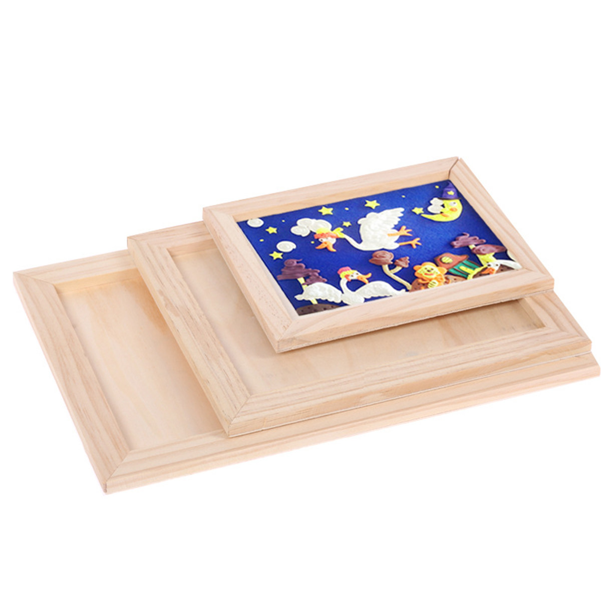 Art Craft For Kids - Zestaw 2 szt. pustych drewnianych ramek