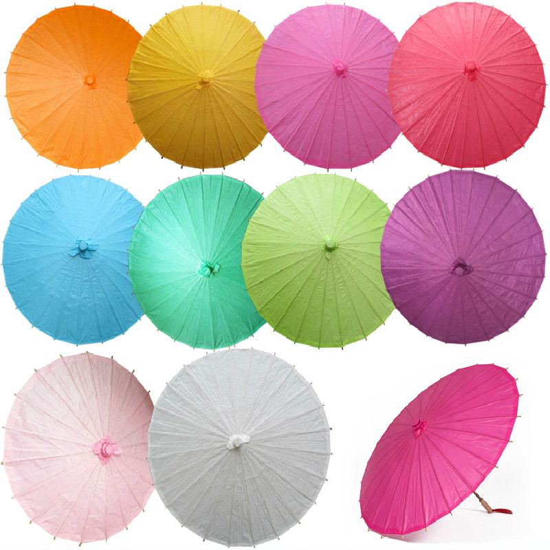 Art Craft New Year - Nowy, ręcznie robiony, kolorowy papierowy parasol