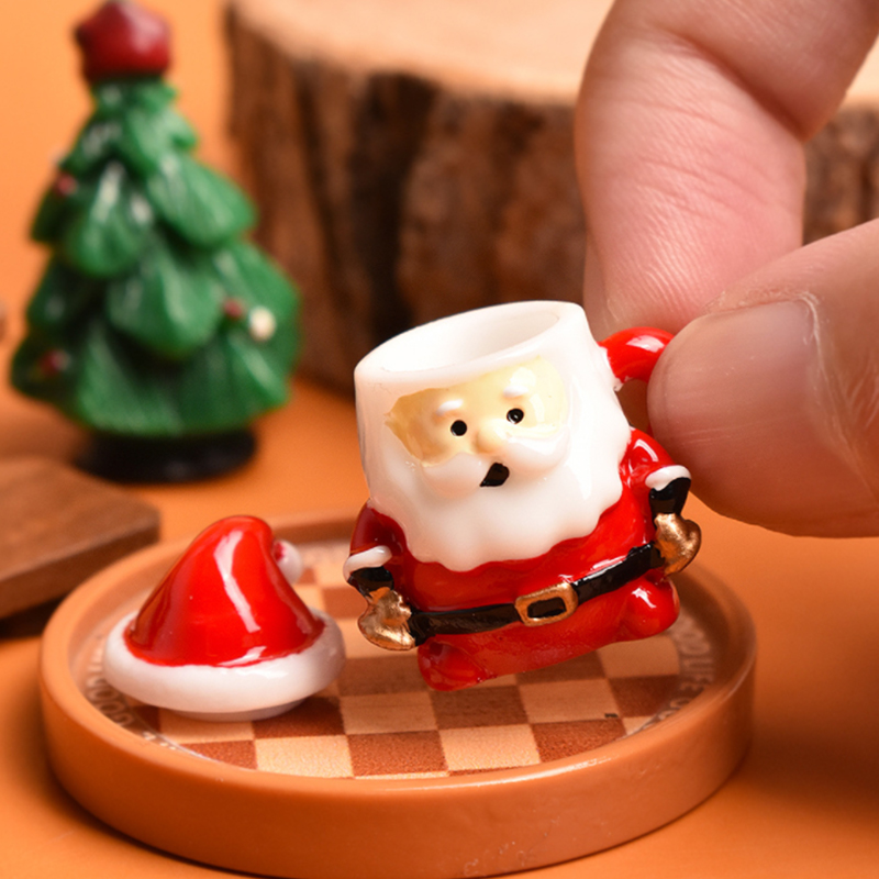Art Craft Christmas - Mini Święty Mikołaj w filiżance -