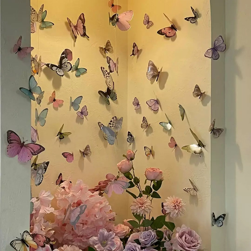 Art Craft New Year - 12 szt. Naklejek 3D na ścianę