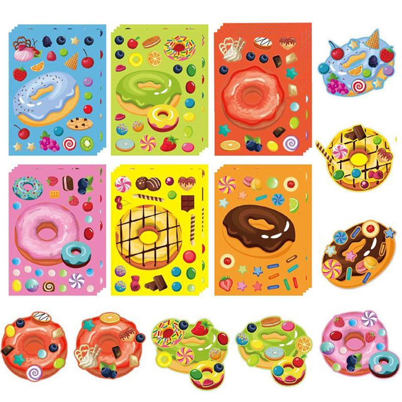 Art Craft 5 Year Old - Naklejki z pączkami do samodzielnego tworzenia