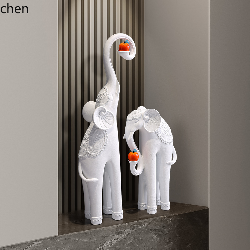 Art Craft Elephant - HTT Przedpokój Salon Podłoga Ozdoba Słoń
