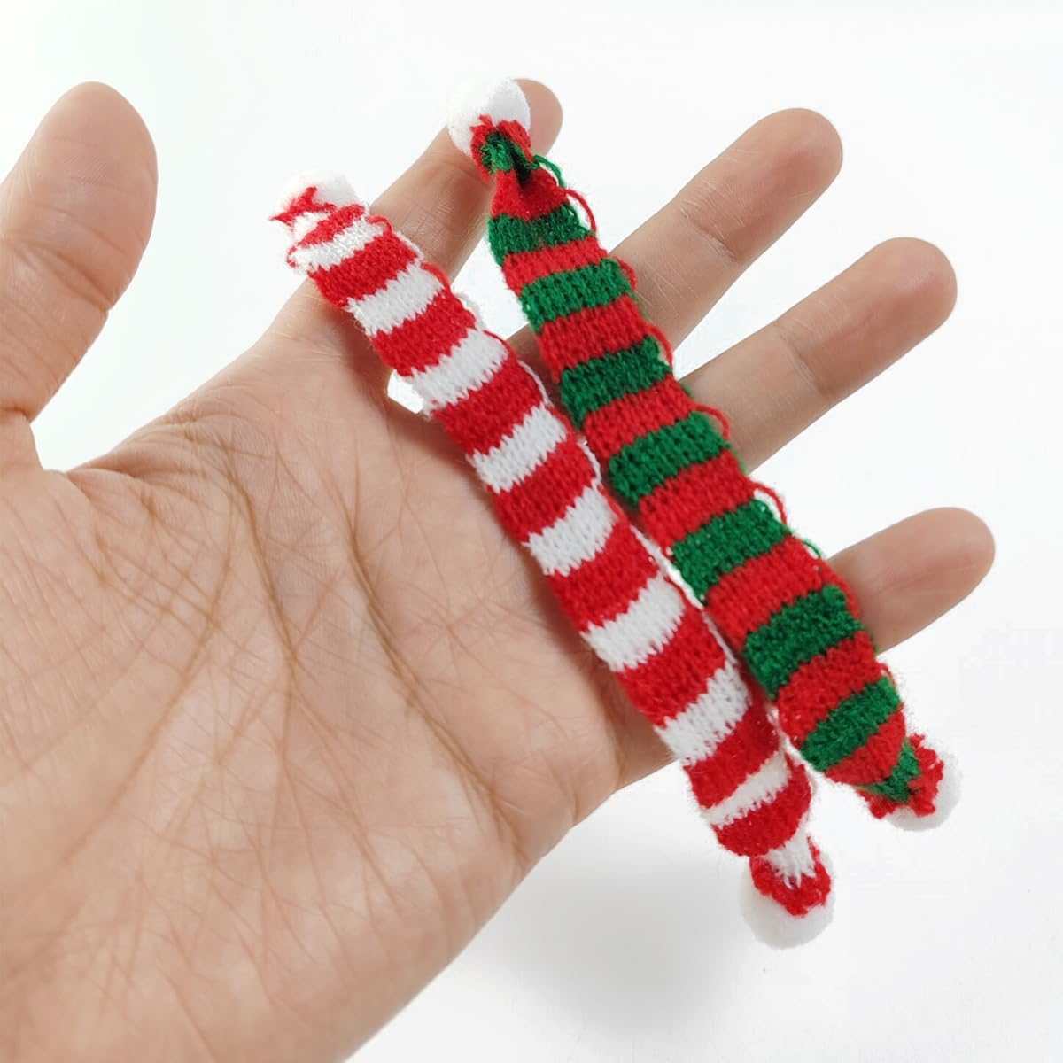 32 SZT. Mini Czapki Dzianinowe – Art Craft Christmas Tree recenzja i cena