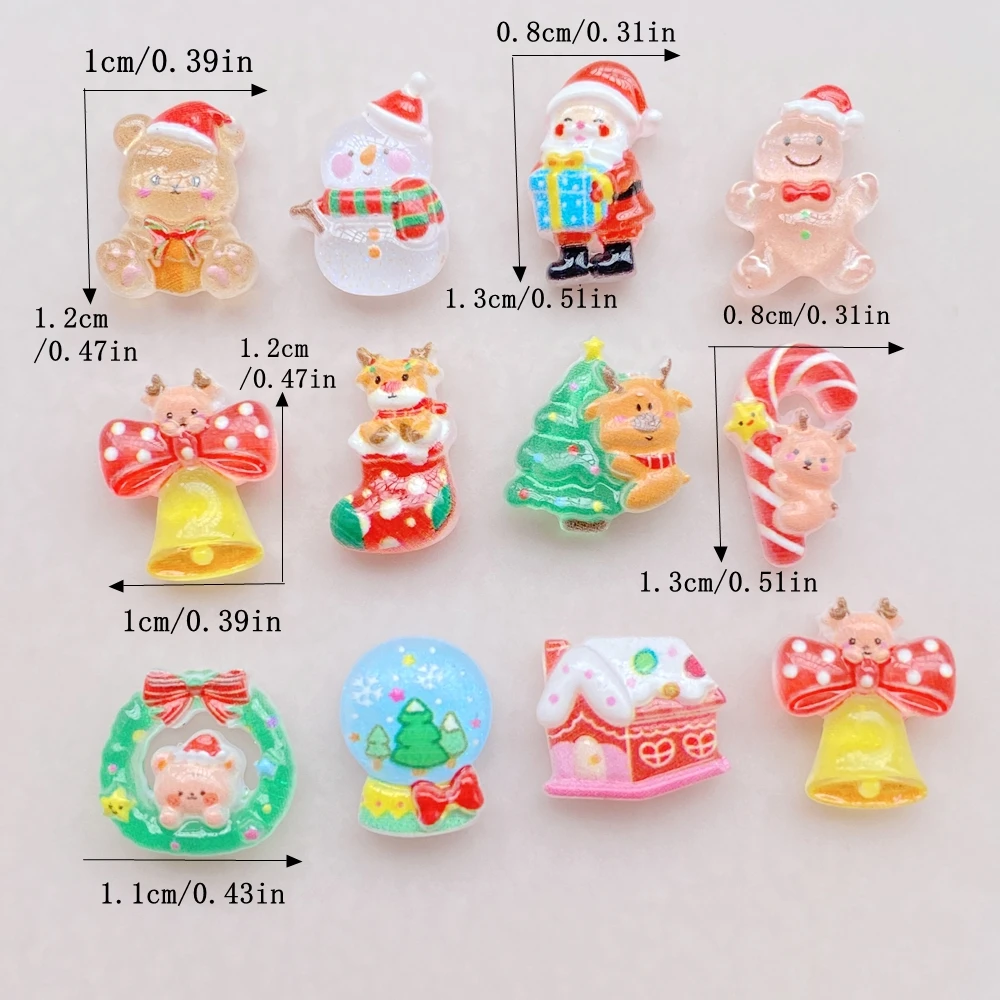 50 sztuk żywica Mini Cartoon b – Art Craft Christmas Tree recenzja i cena