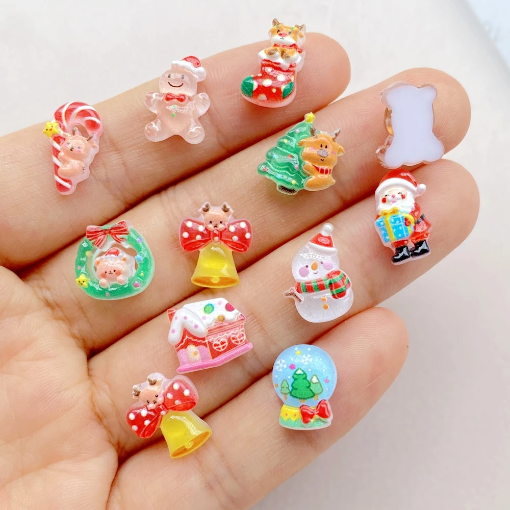 50 sztuk żywica Mini Cartoon b – Art Craft Christmas Tree recenzja i cena