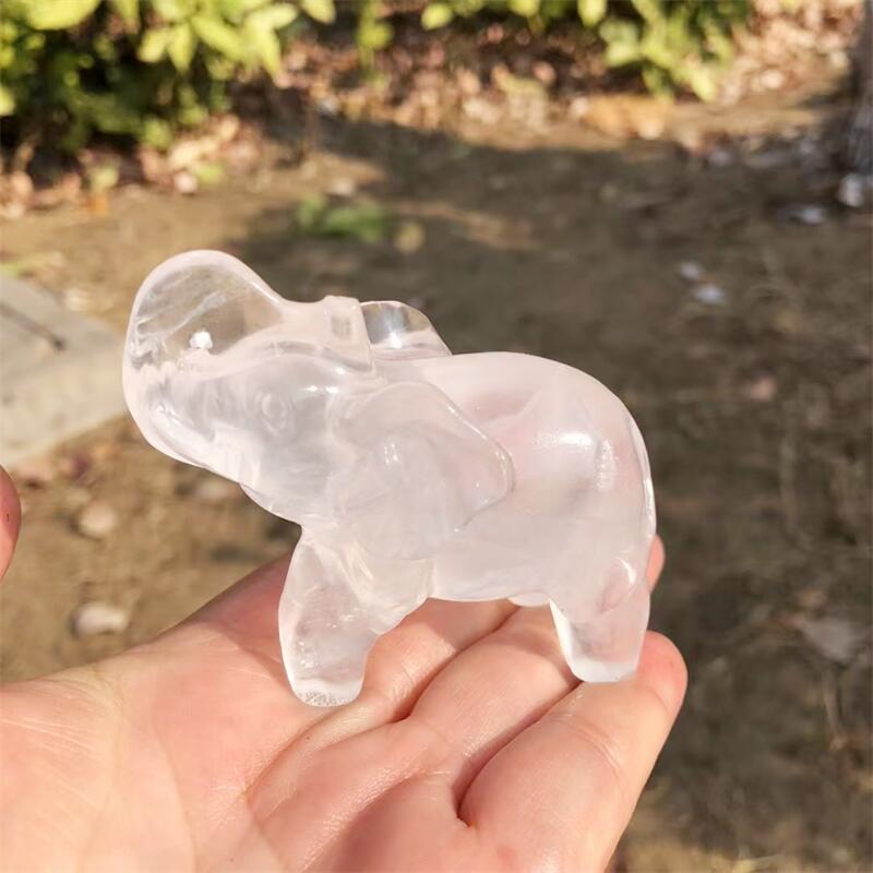 Naturalny Kryształ Górski Słoń – Art Craft Elephant recenzja i cena