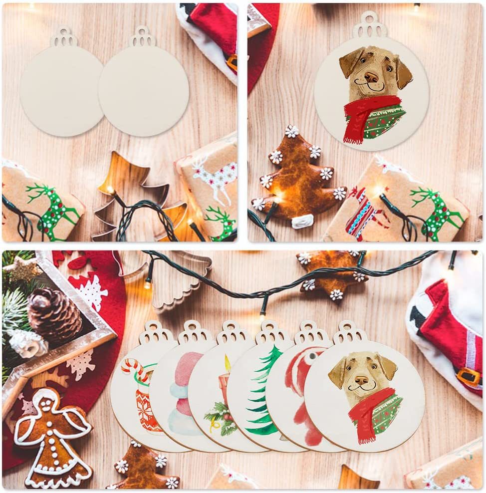 10/20/50 sztuk DIY drewniane b – Art Craft New Year recenzja i cena