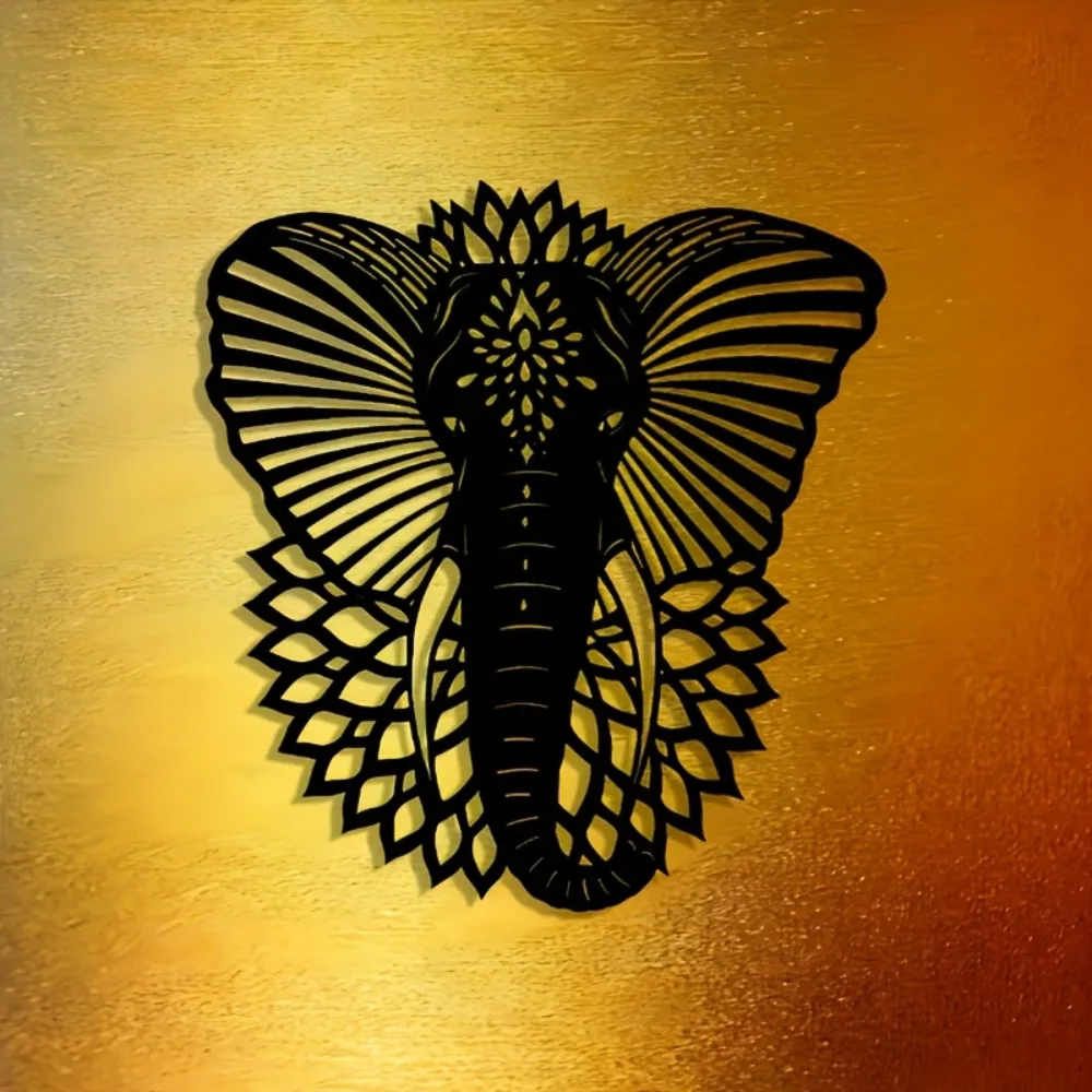 CIFBUY Metalowa Dekoracja Ście – Art Craft Elephant recenzja i cena
