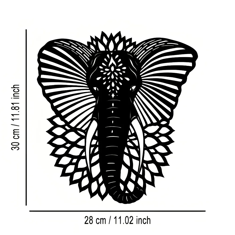 CIFBUY Metalowa Dekoracja Ście – Art Craft Elephant recenzja i cena