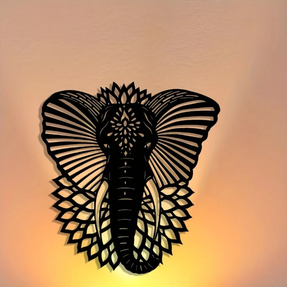 CIFBUY Metalowa Dekoracja Ście – Art Craft Elephant recenzja i cena