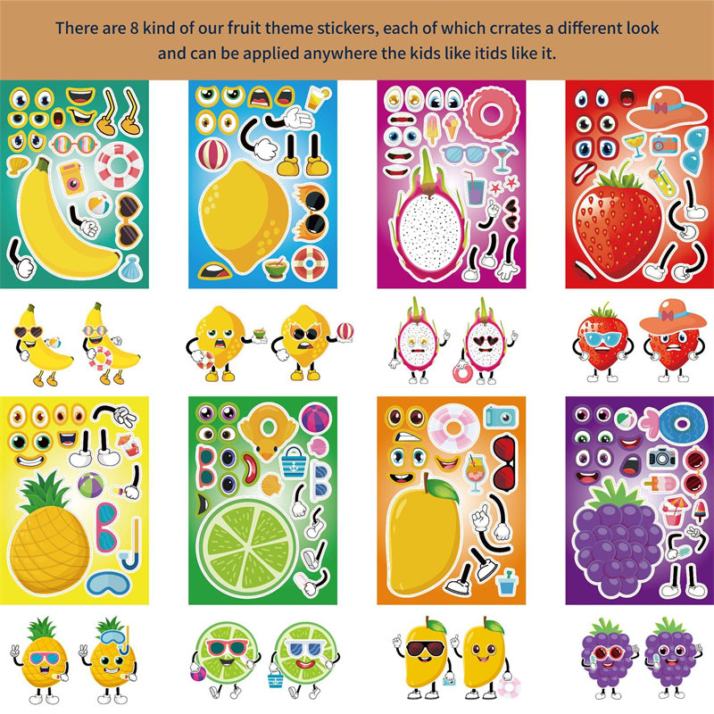 6-24 arkuszy Zrób własne nakle – Art Craft 5 Year Old recenzja i cena