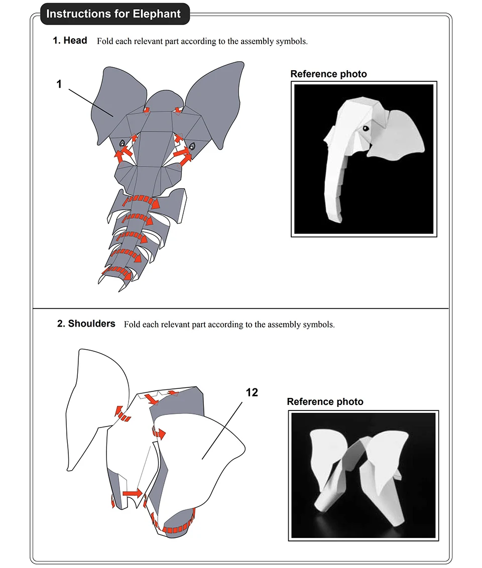 Afrykański słoń Origami Art Mi – Art Craft Elephant recenzja i cena