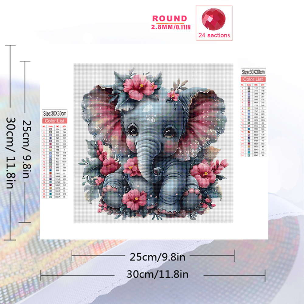 HUACAN diamentowe malowanie zw – Art Craft Elephant recenzja i cena