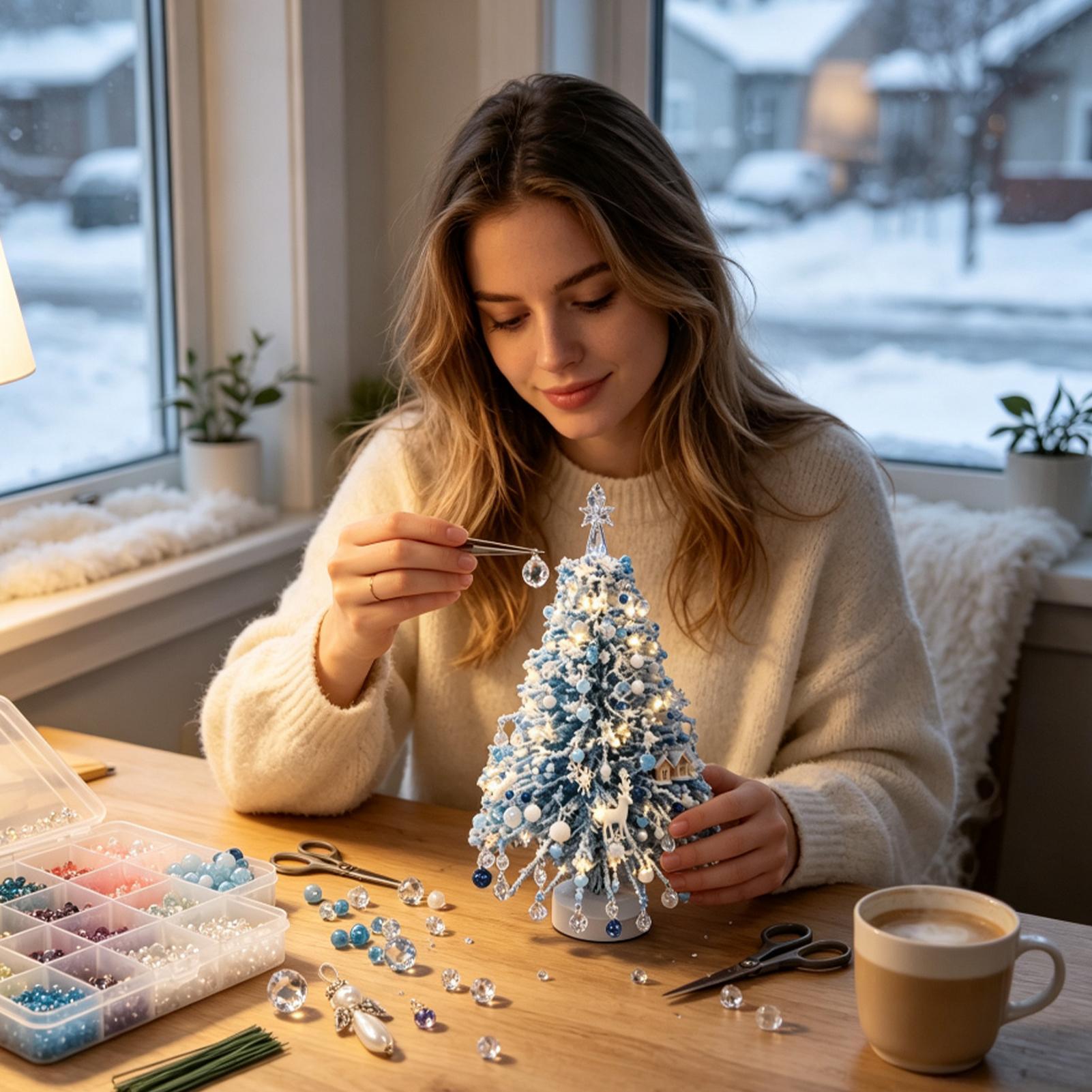 Projekt rękodzieła z koralikam – Art Craft Christmas Tree recenzja i cena