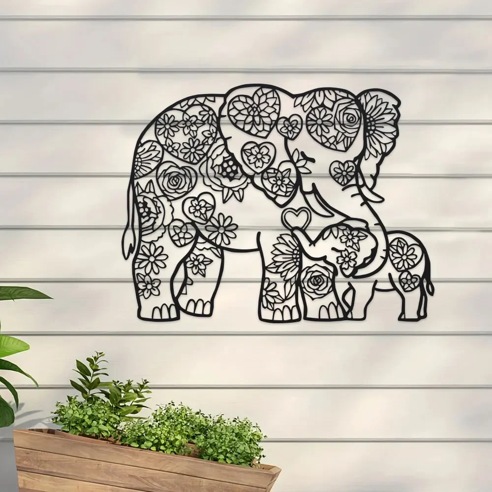 Żelazny Słoń z Kwiatowymi Serc – Art Craft Elephant recenzja i cena