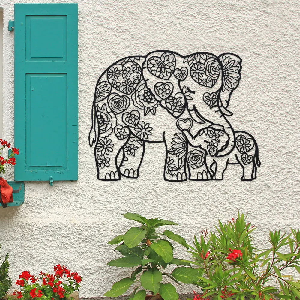 Żelazny Słoń z Kwiatowymi Serc – Art Craft Elephant recenzja i cena