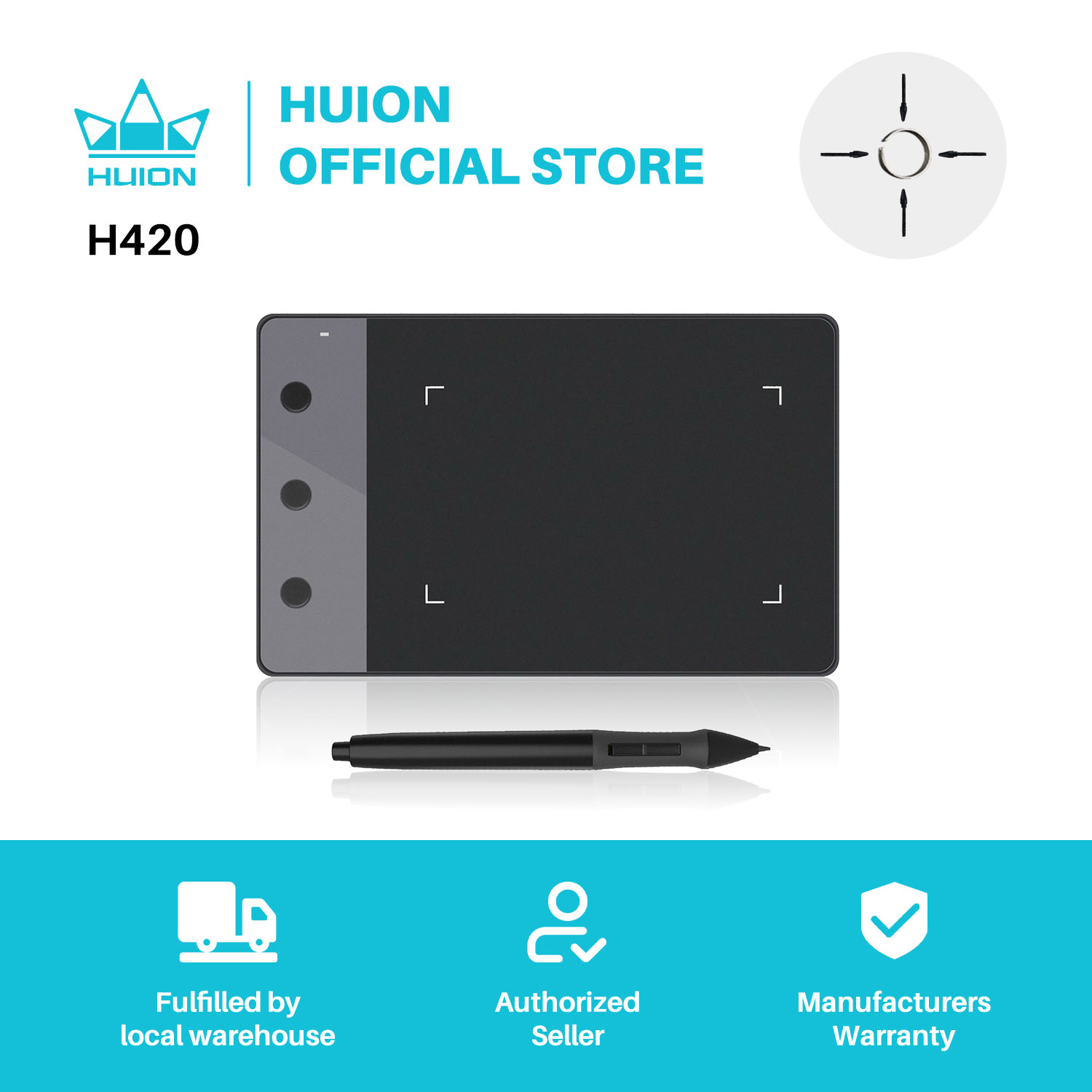 Nowe tablety graficzne HUION H – Art Craft Online recenzja i cena