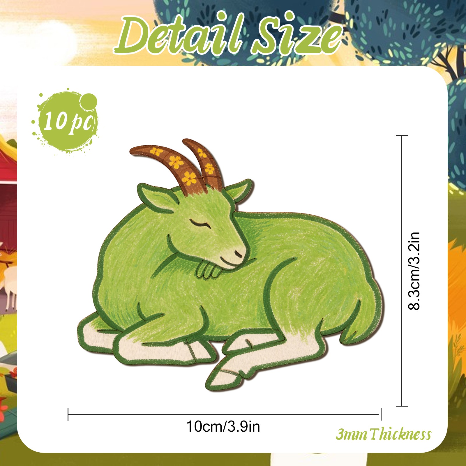 10 sztuk/zestaw Niedokończone  – Art Crafts recenzja i cena